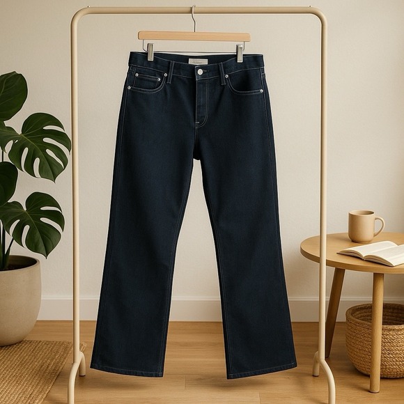 Gap Stretch‎ Bootcut Jeans. Black Sz 16R (MSRP $49) - Picture 1 of 7